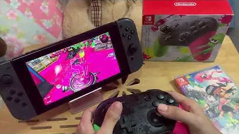 Splatoon2 2021 | unboxing pro controller | gameplay