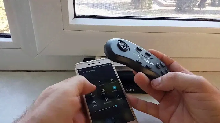 VR SHINECON Bluetooth Wireless Game Pad Remote Controlle from the shop GearBest .