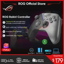 Новейший проводной геймпад ASUS ROG Raikiri, ПК контроллер для Xbox серии X SXbox OneWindows 10 11, игровой джойстик, черный (art.: 3920c1c9ad053)