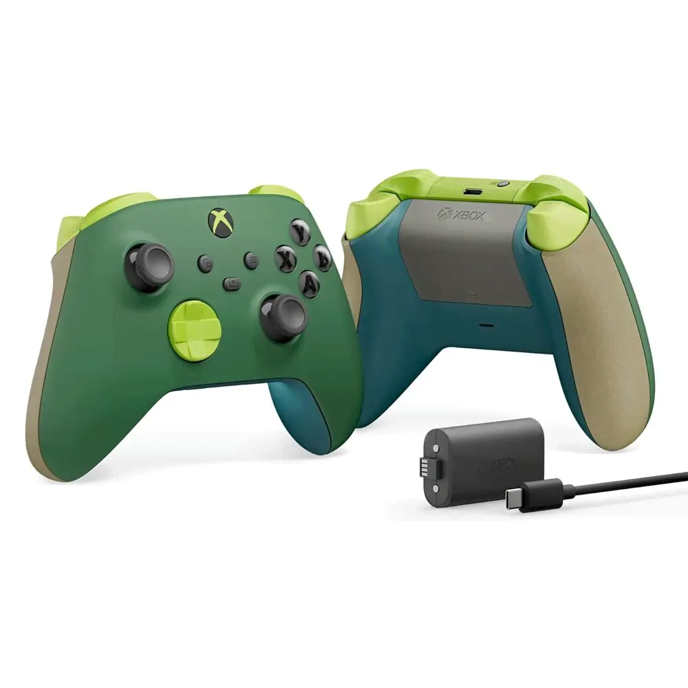 Беспроводной геймпад Microsoft Xbox Wireless Controller Series Remix Special Edition + Play and Charge Kit