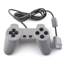 Геймпад проводной для PlayStation One (Белый) Дубликат[PLAY STATION ONE]