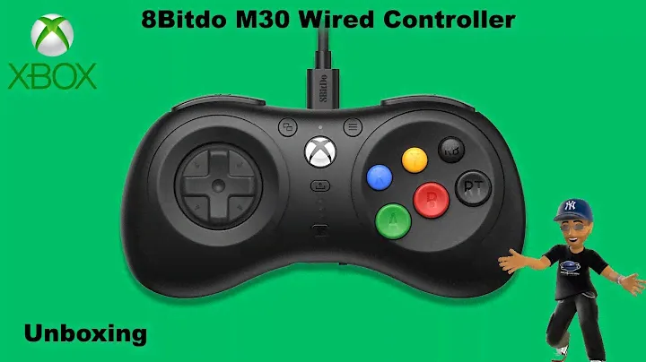 8Bitdo M30 Wired Controller for Xbox Series X|S, Xbox One, and Windows Unboxing