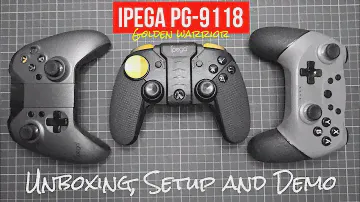 IPEGA PG-9118 GOLDEN WARRIOR BLUETOOTH GAMEPAD CONTROLLER UNBOXING AND SETUP | PG-9118 GAMES