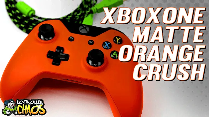 Xbox One — матовый оранжевый — пользовательские контроллеры — Controller Chaos