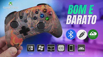 Controle BOM e BARATO Bluetooth e Wireless - EasySMX 9124