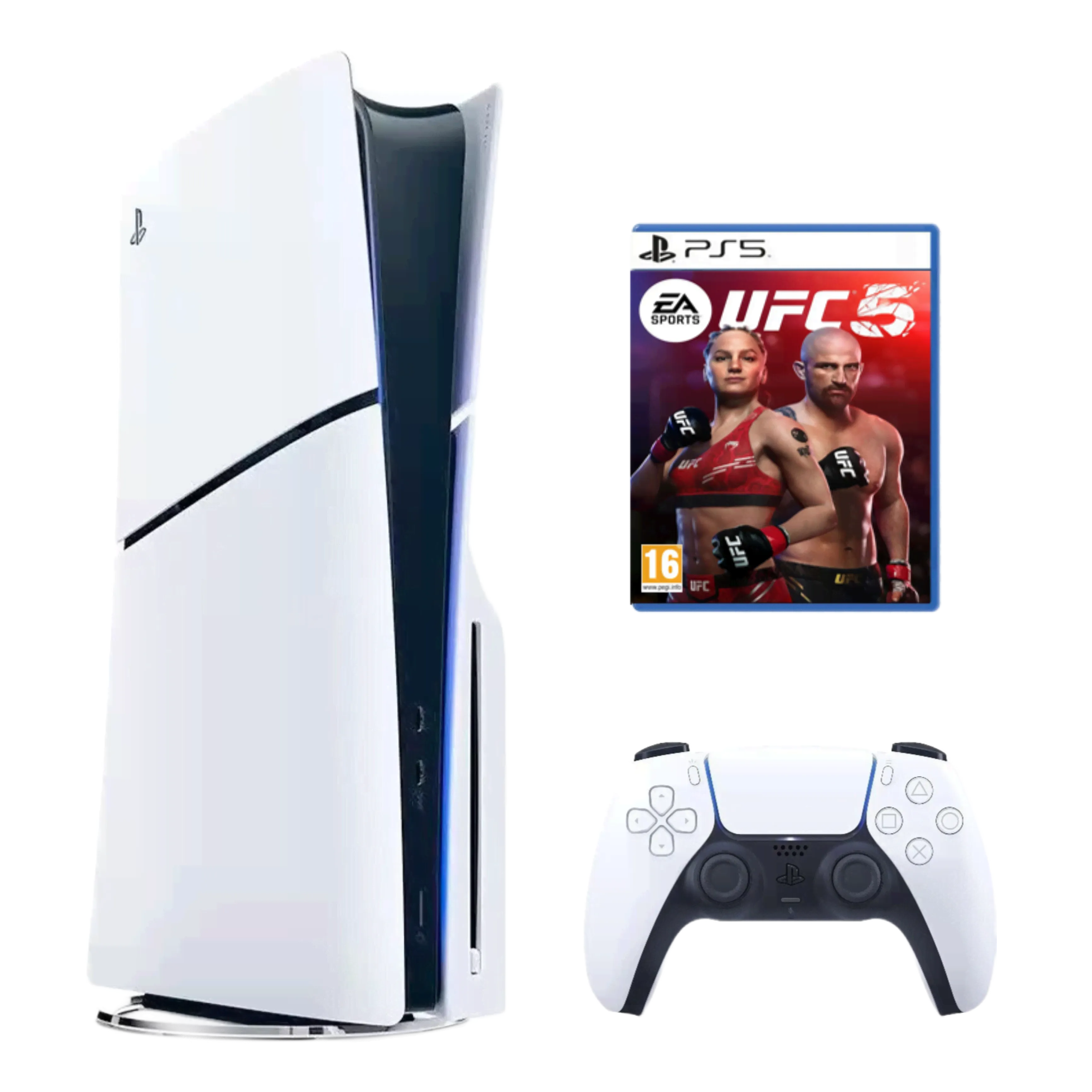 Комплект PS 5 + Геймпад + UFC 5-0