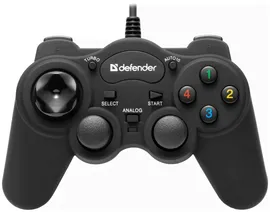 Геймпад Defender Racer TurboRS3 для Playstation 3/Playstation 2 Black (64251)