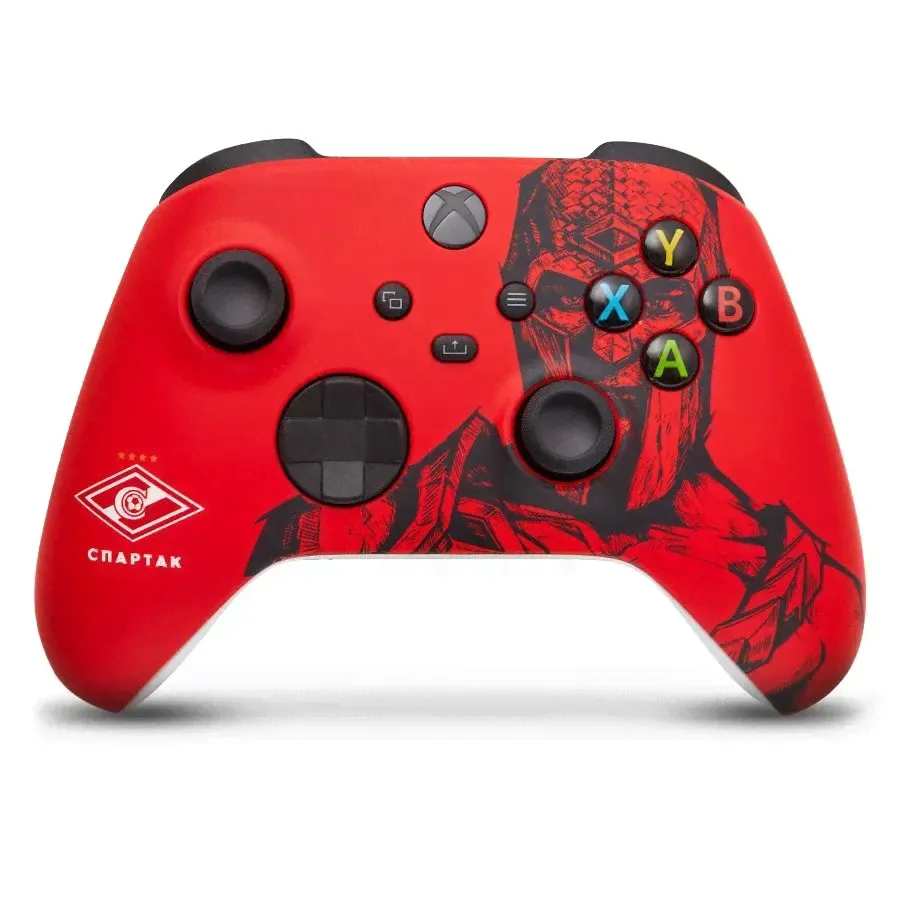 Rainbo Геймпад Контроллер XBox series XS "Спартак. Гладиатор", Bluetooth, красный