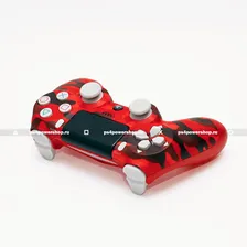 Кастомный геймпад dualshock 4 v2 Red Camo