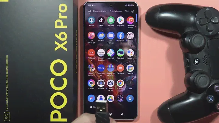 POCO X6 Pro: Connect PlayStation Controller - Plug Gamepad to POCO X6 Pro #howtodevices